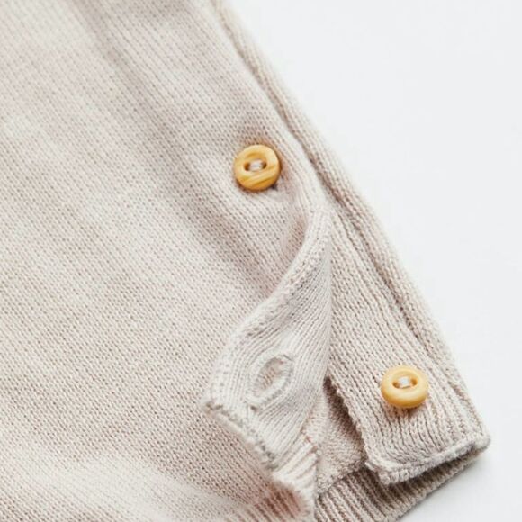 H&M Knit Cotton Jumpsuit size 9 months - Picture 2 of 7